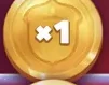 Gold coin multiplier symbol