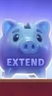 Blue Piggy Extend symbol